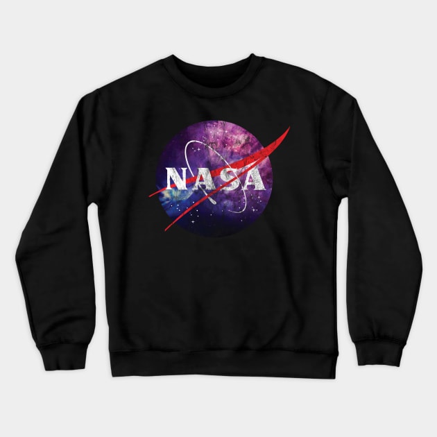 Painted Nebula Logo Vintage Crewneck Sweatshirt by nerdprince